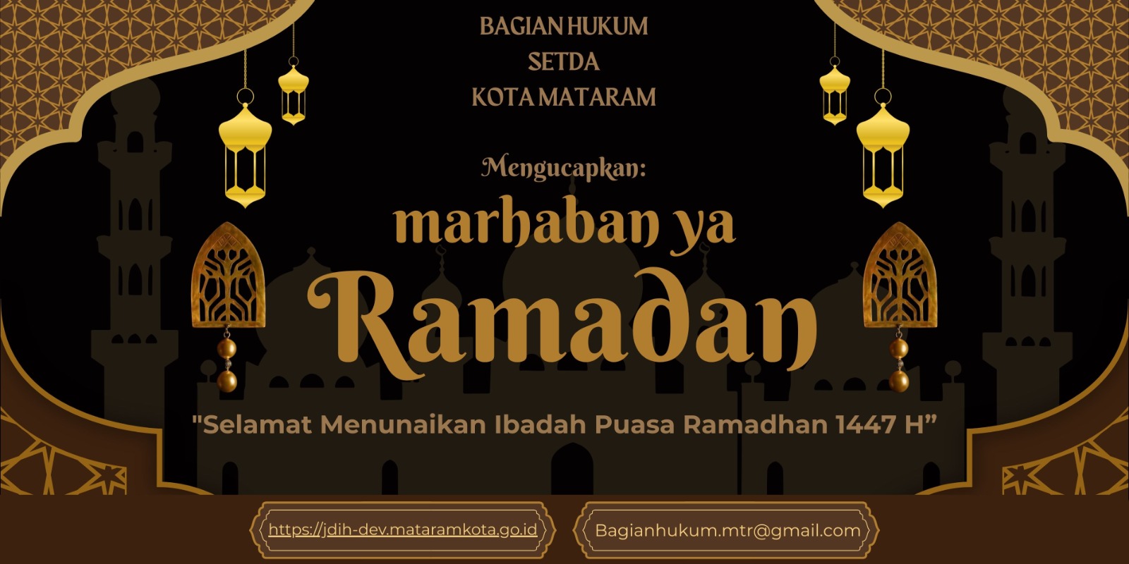 Marhaban ya Ramadhan 2026, semoga bulan suci ini menjadi awal hati yang lebih bersih dan langkah yang semakin dekat kepada ridha Allah SWT.